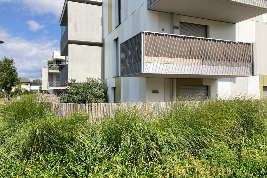 SONNIGE und RUHIGE GARTENWOHNUNG // perfekte Ausrichtung // Tiefgaragenstellplatz (Miete), Wohnung-miete, 1.276,00,€, 1210 Wien 22., Donaustadt