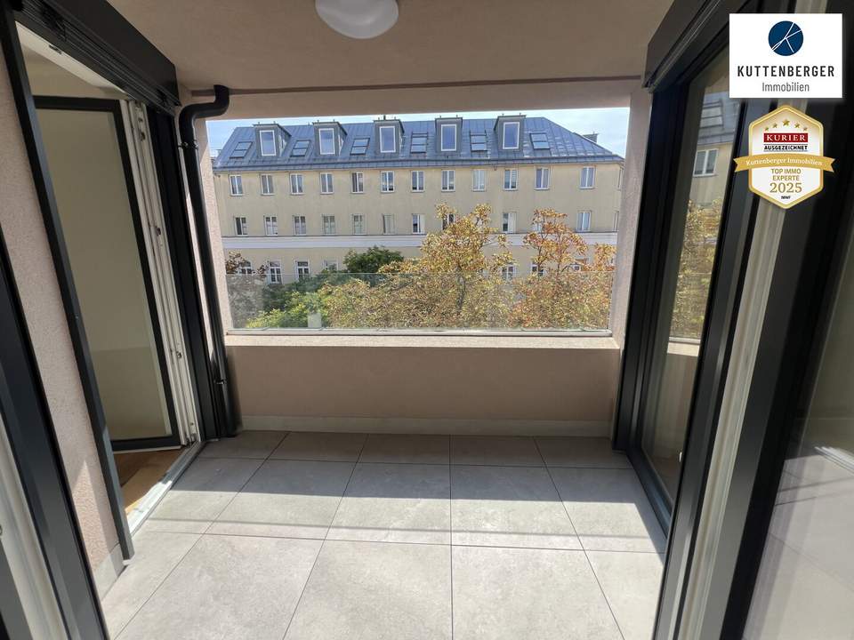 *Superprojekt: ''Über den Baumwipfeln" Top 44 Erstklassige 2-Zimmer Loggia-Wohnung + TRAUMHAFTE SÜDAUSRICHTUNG mit Blick auf die Kastanienbäume