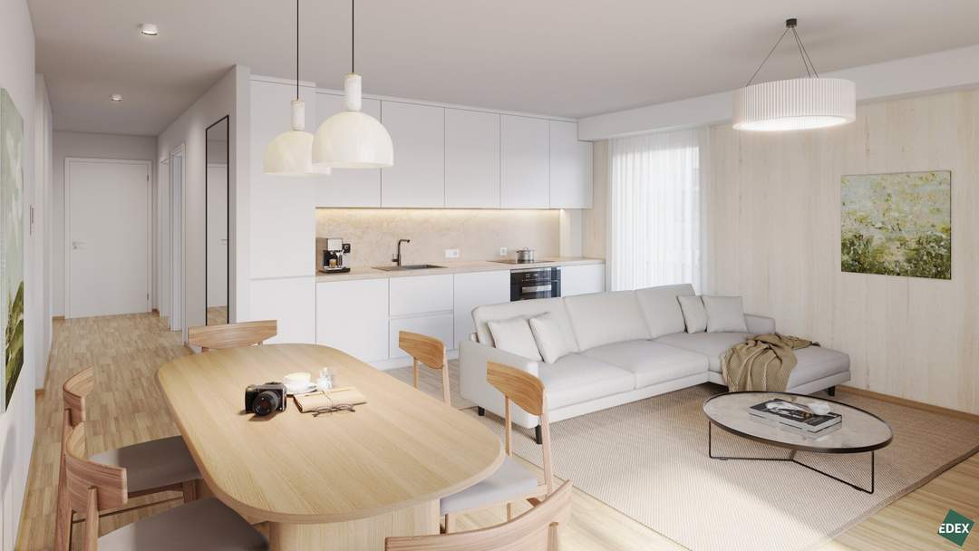 VILLAGE IM DRITTEN | Traumhafte 3-Zimmer Wohnung mit großzügigem Balkon