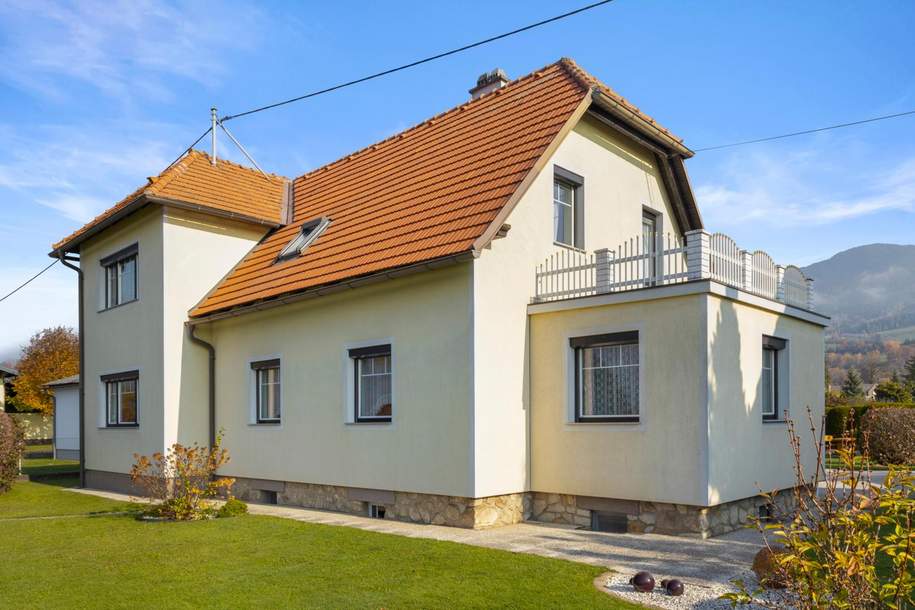 Großzügiges, gemütliches Einfamilienhaus mit Gartenparadies und Weitblick in Wolfsberg, Haus-kauf, 370.000,€, 9400 Wolfsberg
