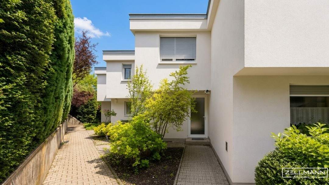 OBER ST VEIT | NATURNAHES REIHENHAUS IN ABSOLUTER GRÜNRUHELAGE – DIREKT AM LAINZER TIERGARTEN | ZELLMANN IMMOBILIEN