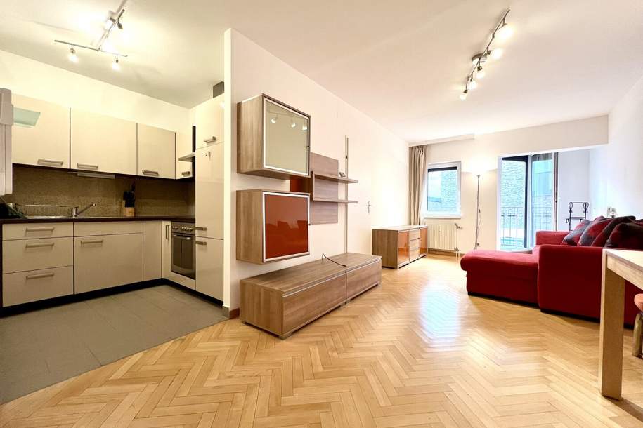 Smarte 2-Zimmerwohnung in Top-Lage teilmöbliert!, Wohnung-miete, 955,61,€, 1020 Wien 2., Leopoldstadt