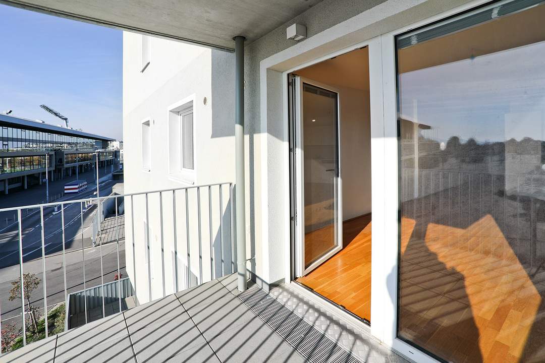 Viola Park – Frische Luft &amp; Freiraum: 3-Zimmer-Wohnung mit Balkon - Ihre Wohlfühloase am Laaer Berg