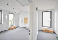 Durchdacht aufgeteilte Bürofläche mit Terrasse und optimaler Anbindung