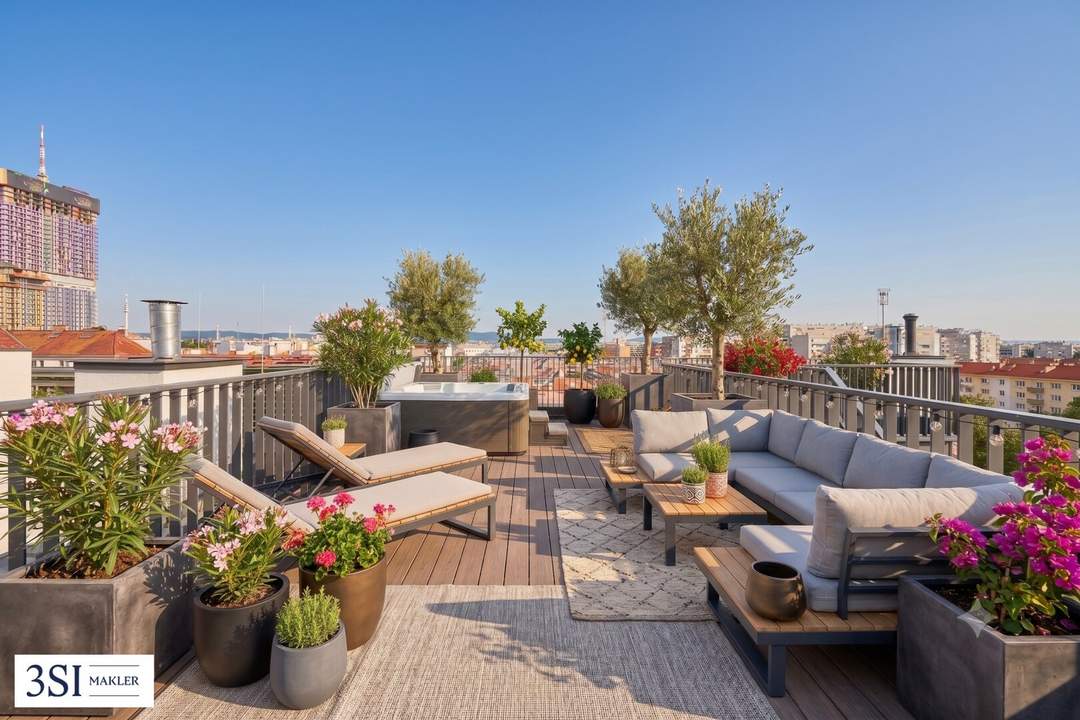 4-Zimmer-Penthouse mit traumhafter Dachterrasse