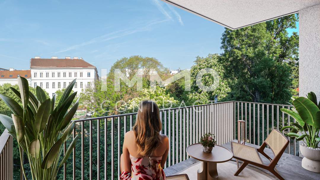 WOHNEN AM PARK - Urban & Grün - Gut geschnittene 2 Zimmer Wohnung! NEUBAU!