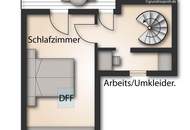 Sommer, Sonne, Maisonettewohnung mit sonniger Dachterrasse