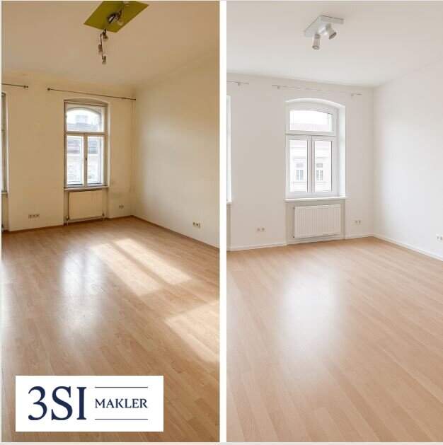 Helle Wohnträume - bringen Sie frischen Glanz in diese charmante Altbauwohnung