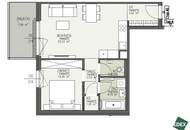IU – Moderne 2-Zimmer Wohnung mit Balkon in Hofruhelage (verfügbar ab 01.08.2025)