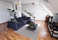 DACHGESCHOSS, U3-NÄHE, 55 m2 Maisonette, 2 Zimmer, Kochnische, Duschbad, Fernblick, Meiselstraße