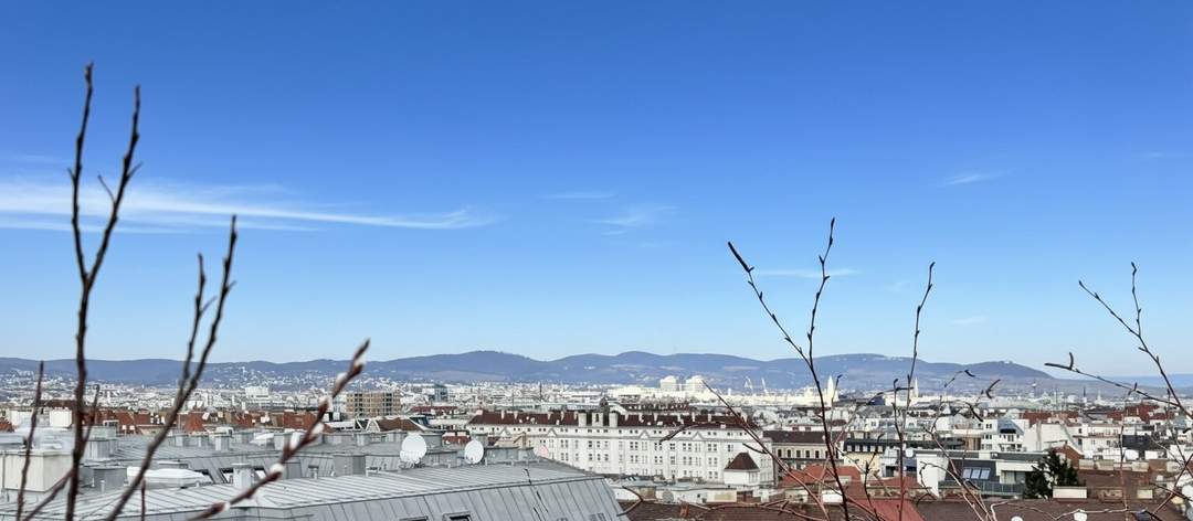 Dachterrasse mit sensationellem 360 Grad Rundumblick!