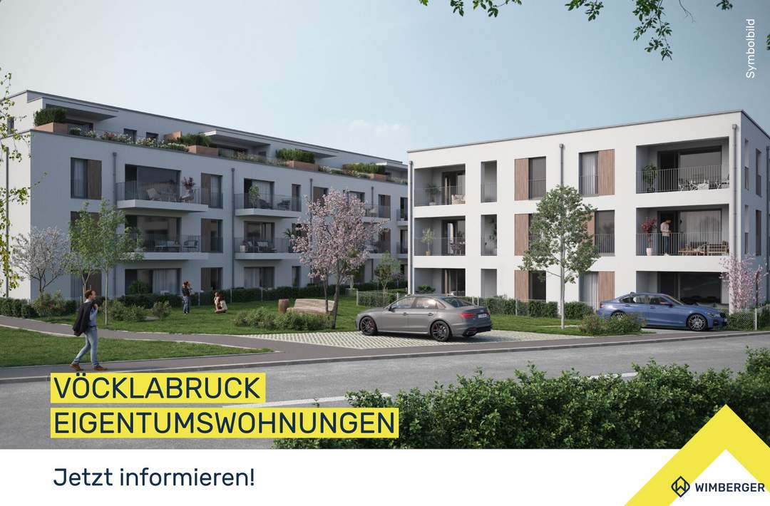 Stilvolle Neubauwohnung mit durchdachtem Wohnkonzept im Zentrum von Vöcklabruck – Erstbezug!