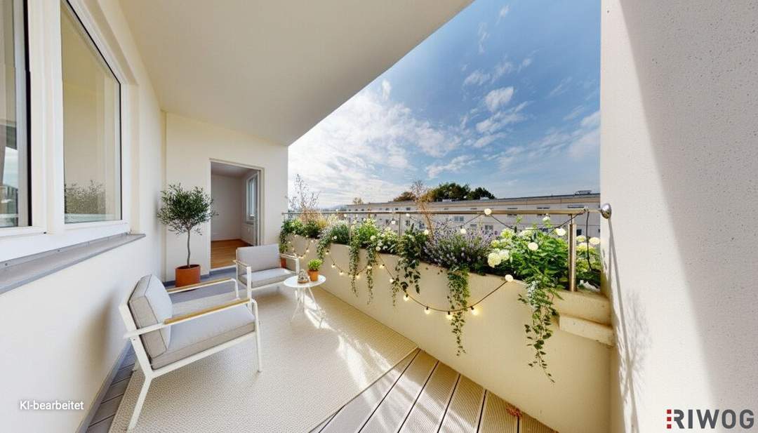 ERSTBEZUG nach Sanierung I 4 Zimmer Wohnung mit Loggia in Ruhelage I Tischler Küche mit Siemens Geräte inklusive I 360° Rundgang