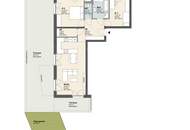 Privater Rückzugsort mit fast 100 m² Freifläche: außergewöhnliche 3-Zimmer-Wohnung