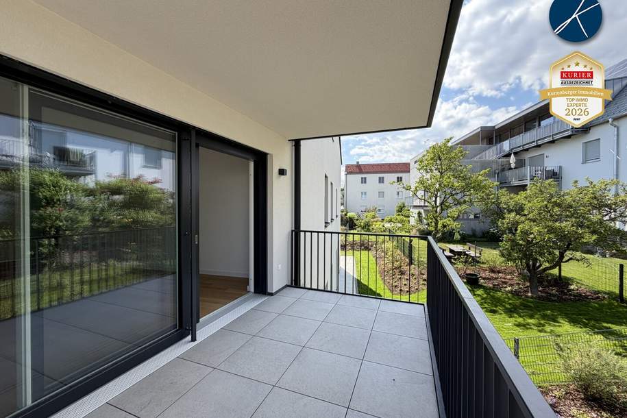 Open House am 19. Juni - 2-Zimmer Wohnung mit 9m² Balkon und Blick in´s Grüne (Top 7) - Neubauprojekt am Kremser Steindl, Wohnung-kauf, 389.000,€, 3500 Krems an der Donau(Stadt)
