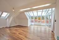 Modernes DG-Büro mit Klimaanlage und Terrasse in 1190