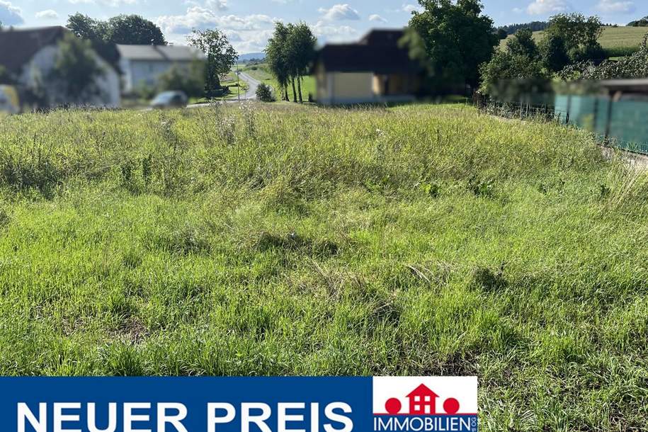 NEUER PREIS: Baugrund im Mostviertel, Grund und Boden-kauf, 75.000,€, 3243 Melk