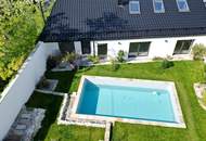 TRAUMHAFTE LIEGENSCHAFT MIT POOL, SEEBLICK UND ÜBERDACHTER BOOTSGARAGE