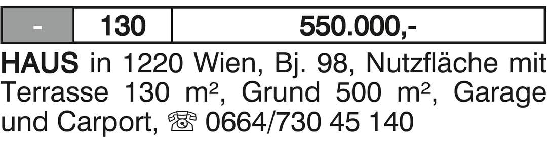 - 130 550.000,-