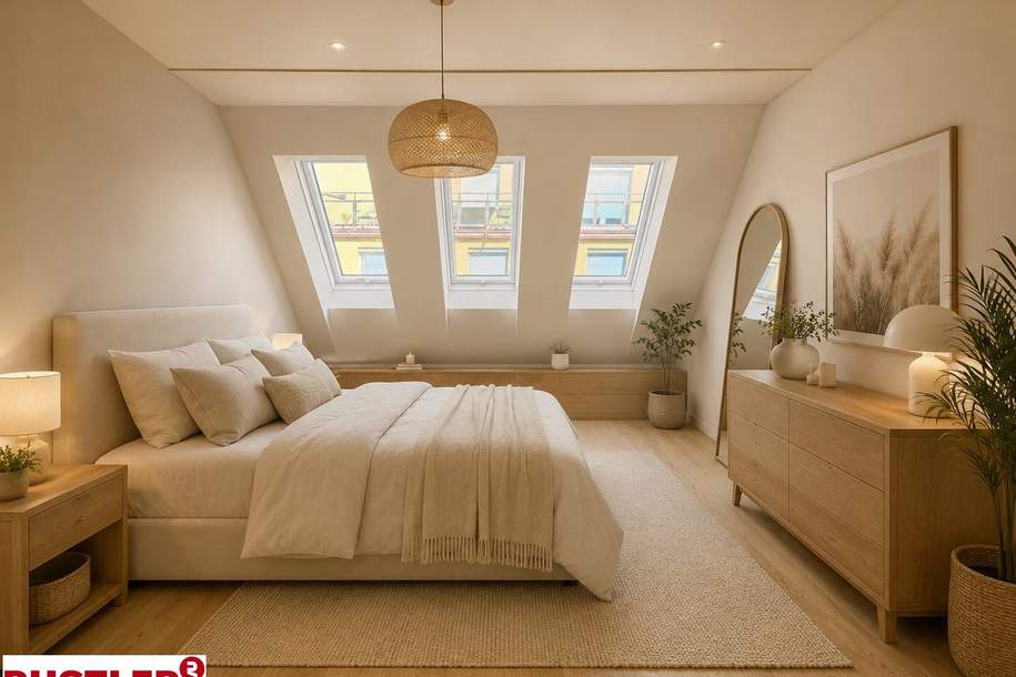 Erstbezug! Dachgeschosswohnung in bester Lage nähe Kutschkermarkt, Wohnung-kauf, 980.000,€, 1180 Wien 18., Währing