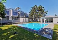Juwel nahe der Alten Donau - Wohnung in Hofruhelage mit großem Balkon und Pool-Zugang sowie Garagenplatz! BAURECHTSGRUND!