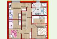 Doppelhaushälfte | 121 m² Wohnfläche &amp; bis zu 3 Meter Raumhöhe | Garten, 2 Parkplätzen | Ziegelmassivbauweise