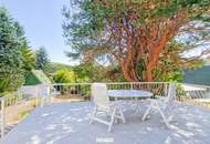 Grünruhelage in Mauerbach. Einfamilienhaus mit großem Garten und schöner Fernsicht