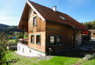 NEUWERTIGES HOLZBLOCKHAUS IN SONNIGER SÜDHANGLAGE! Jetzt mit Drohnenvideo!