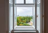 PRACHTVOLL! Altbau mit Blick über den Stadtpark / Ring