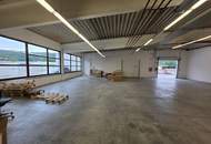 Lagerhalle / Produktionshalle mit 6 m Hallenhöhe, Verladerampe und 24/7-Zufahrt zu vermieten