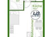 ANLEGERWOHNUNG - GARCONNIERE MIT GROSSER LOGGIA - WIENER NEUSTADT