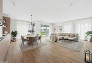 PROVISIONSFREI! Lichtdurchflutete 3-Zimmer-Gartenwohnung | Loggia, Terrasse &amp; Garten | Schrank- und Abstellraum