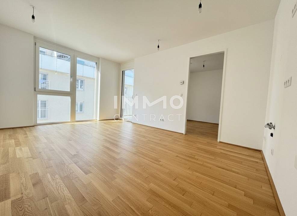 Top angebundene Anlegerwohnung – 2-Zimmer Erstbezug mit Balkon – BEIM DONAUUFER