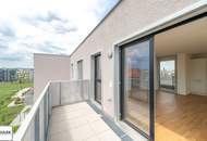Großzügige Neubau-Dachgeschosswohnung mit Grünblick und Balkon/Terrasse - ab 1.7.26!