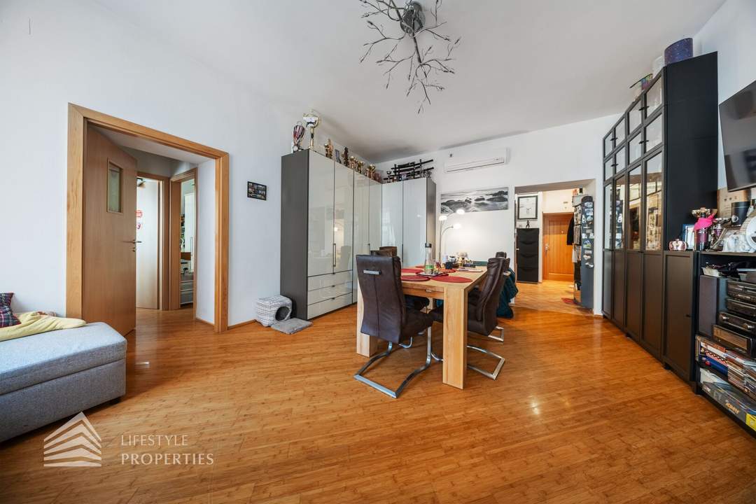 Charmante 3-Zimmer-Altbauwohnung mit Klimaanlage im 3. Bezirk