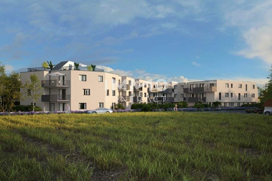 3 Zimmer Neubauwohnung im Grünen, Wohnung-kauf, 343.000,€, 2326 Bruck an der Leitha