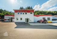 Attraktives Gewerbejuwel: Lagerhalle + Büroflächen mit Photovoltaik direkt am Bahnhof