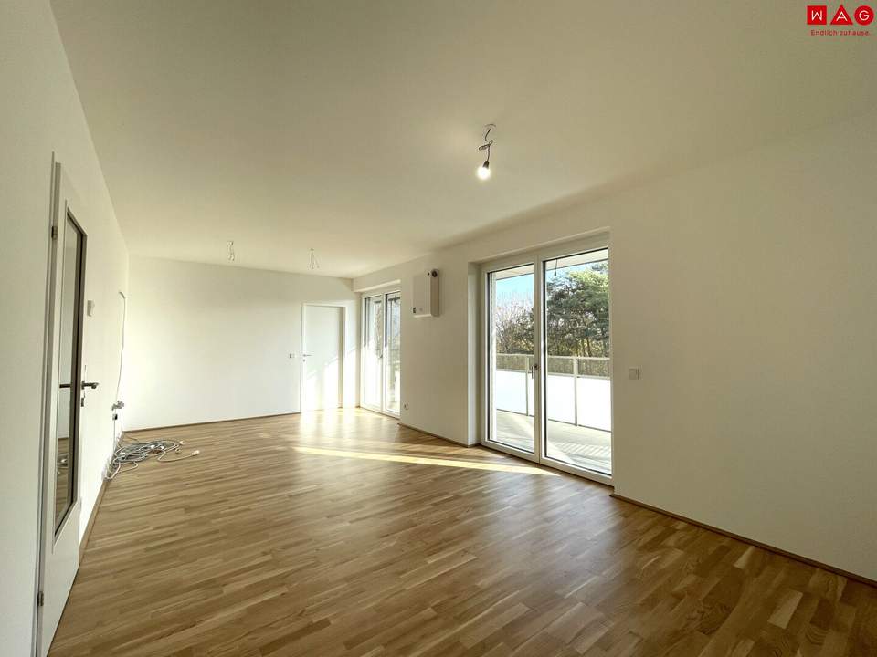 Ruhelage am Bindermichl: Perfekt aufgeteilte 3-Zimmer Wohnung mit 26 m² großem Balkon