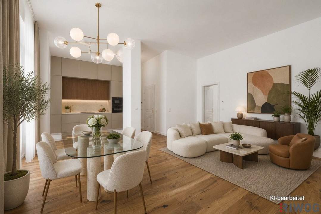 PERFEKTE 2 ZIMMER ALTBAUWOHNUNG MIT 8M² BALKON II PRESTIGE UND ELEGANZ II WOHNEN IM DENKMALGESCHÜTZEN MÖDLINGER STADTJUWEL II FUSSGÄNGERZONE