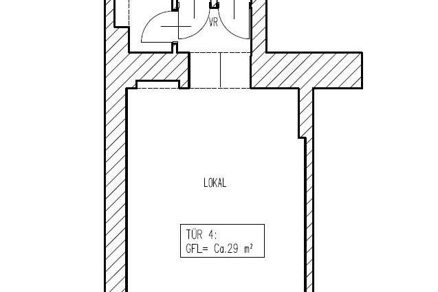 Mahlerstraße: Geschäftslokal Nähe Kärntner Straße, Gewerbeobjekt-miete, 2.852,30,€, 1010 Wien 1., Innere Stadt