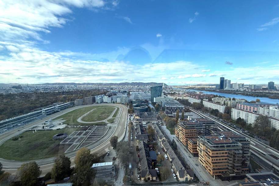 ERSTBEZUG 3 ZIMMER WOHNUNG IM "GRÜNBLICK" VIERTEL ZWEI + TRAUMTERRASSE MIT ca. 64 m² + NUTZUNG INFINITY-AUSSENPOOL, GYM &amp; SAUNA, Wohnung-miete, 2.800,00,€, 1020 Wien 2., Leopoldstadt