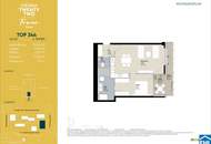 2-Zi.-Erstbezug mit Loggia &amp; Rooftop Pool | TOWER HOMES im V22