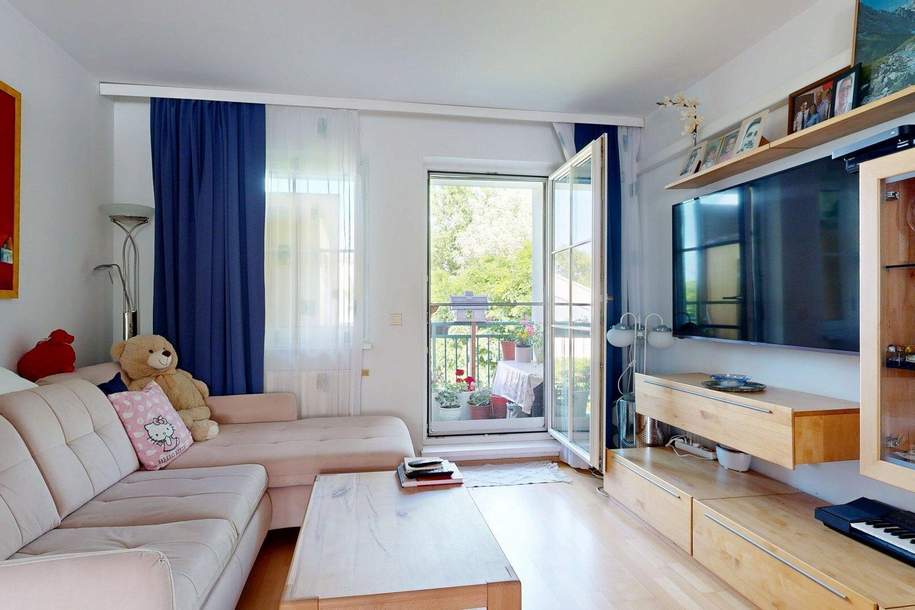 Traumhafte 3-Zi-Eigentumswohnung mit Loggia, Klimaanlage, Infrarotsauna und Grünblick vor den Toren Wiens, Wohnung-kauf, 235.000,€, 2440 Bruck an der Leitha