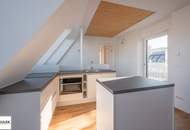 traumhafter 2-Zimmer-DG-Erstbezug mit hofseitiger Terrasse