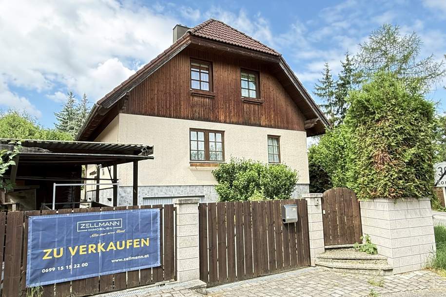 Familienhaus auf 858 m² Grund am Hirschentanz | ZELLMANN IMMOBILIEN, Haus-kauf, 550.000,€, 2384 Mödling