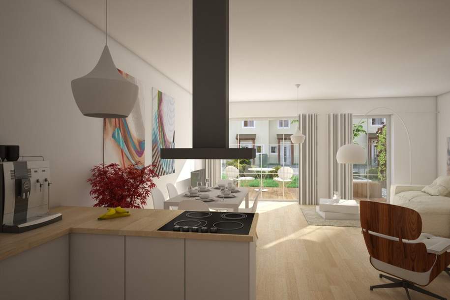 Reihenhaus mit Garten in ruhiger, zentraler Lage, Haus-kauf, 990.000,€, 1210 Wien 21., Floridsdorf