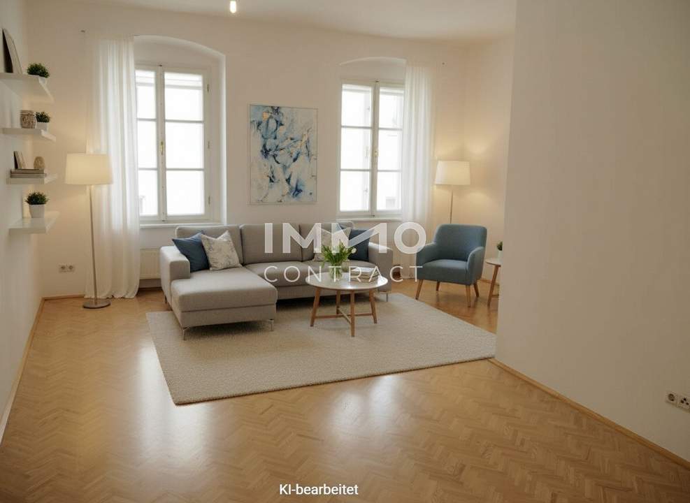 Sehr gepflegte 2-Zimmer-Wohnung am Pfarrplatz 13, Top 7 (Altbau) zu vermieten