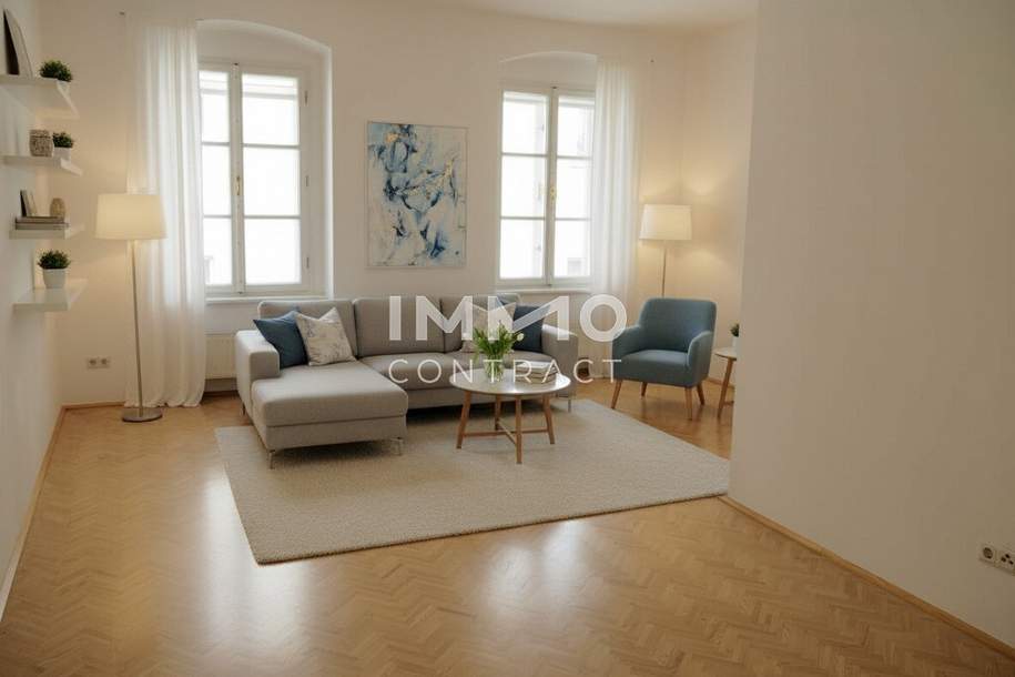 Sehr gepflegte 2-Zimmer-Wohnung am Pfarrplatz 13, Top 7 (Altbau) zu vermieten, Wohnung-miete, 798,20,€, 4020 Linz(Stadt)