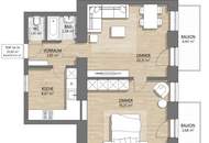Super helle 2,5-Zimmer-Wohnung mit zwei Balkonen und cooler Lage!
