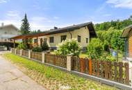 Gartenparadies in einzigartiger Naturlage: Gemütlicher Bungalow mit Wintergarten direkt an der Drau in Lavamünd